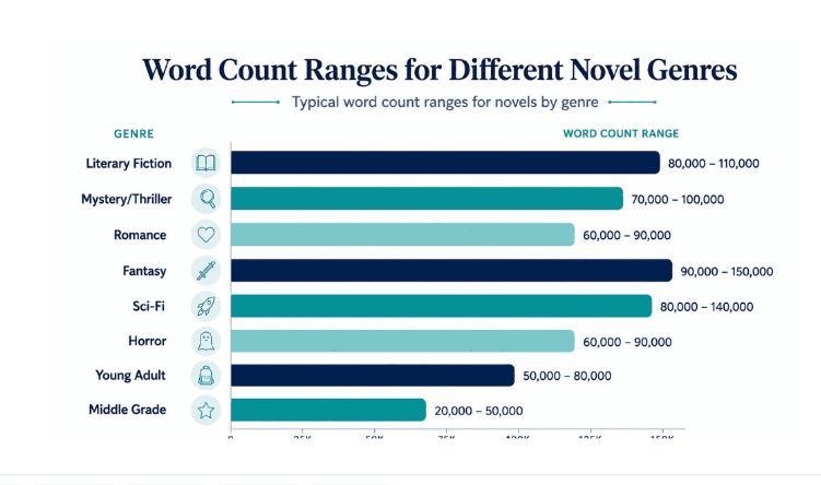 Novel word count by genre guide