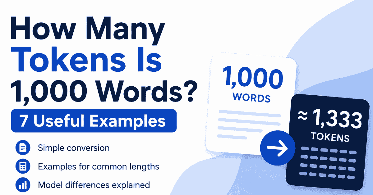 How Many Tokens Is 1,000 Words Conversion Guide