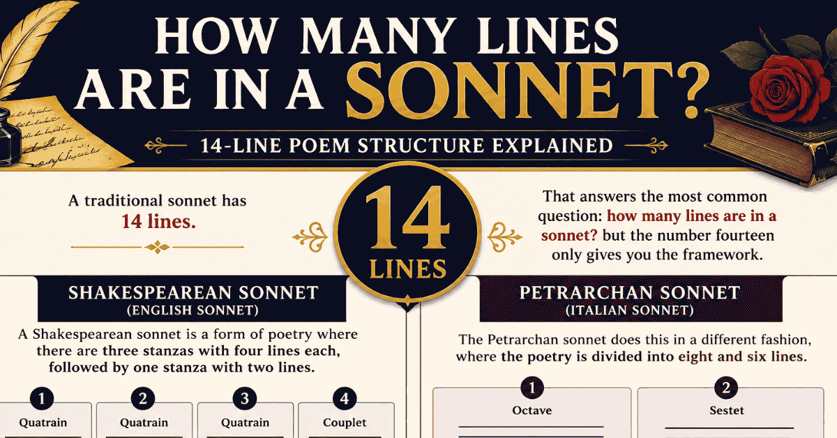 How many lines are in a sonnet?