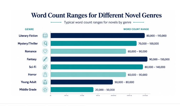 How Many Words in a Novel? 7 Genre Counts Revealed